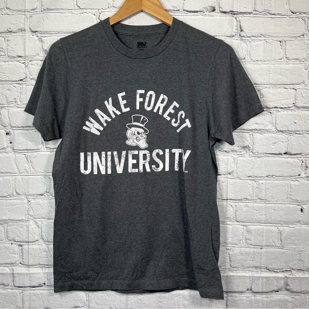 MV Sport Wake Forest University T Shirt Womens Size Small Gray College